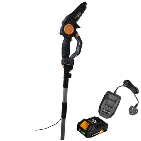 Batavia NEXXSAW 7"" 18V One Hand Cordless Chainsaw Pruner 1.75m Polesaw 1x 2.0Ah (1/5)