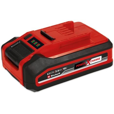 Einhell 3.0Ah Battery Power X-Change PLUS 18V Rechargeable LED Dust Resistant