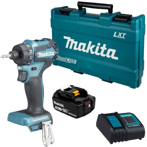Makita DDF083Z 18v 6.35mm Drill Driver Cordless Brushless 1/4"" Hex + 5AH Kit (1/5)