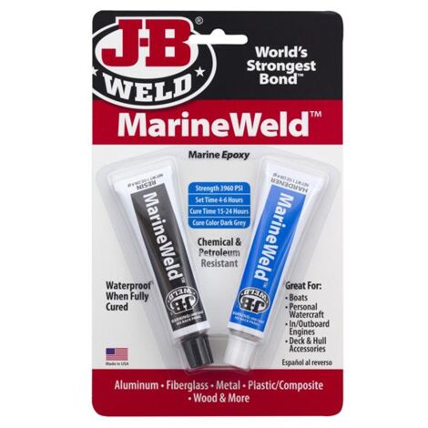 J-B Weld 8272UK MarineWeld Epoxy Adhesive 2 x 30ml JBW8272UK