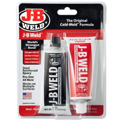 J-B Weld 8281UKSRP-4 Original Cold-Weld Epoxy 2 x 148ml JBW8281UKSRP