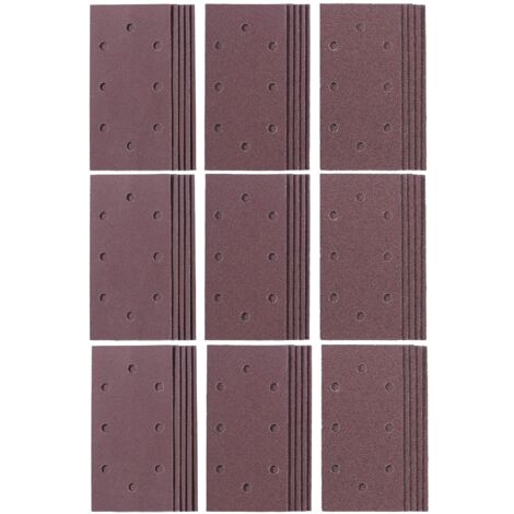 Einhell 45 Piece Q-Stick Sandpaper 1/3 Sheet Sander 93 x 187 60 120 180 Grits (1/3)
