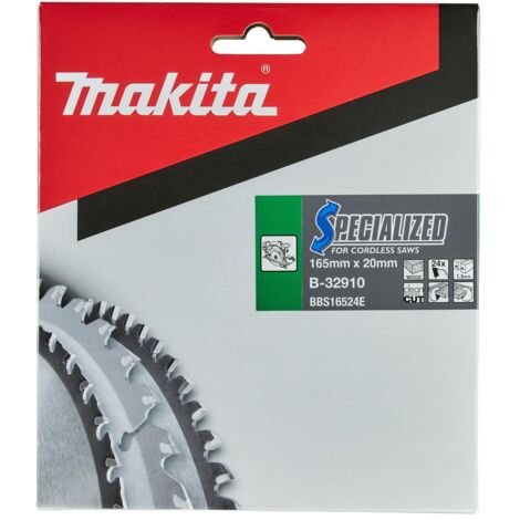 Makita DHS680Z DHS611 165mm x 20mm 24 Teeth Cordless Circular Saw Blade X 2