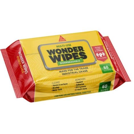 Everbuild Sika 780111 Wonder Wipes Biodegradable 60 EVBWIPEBIO