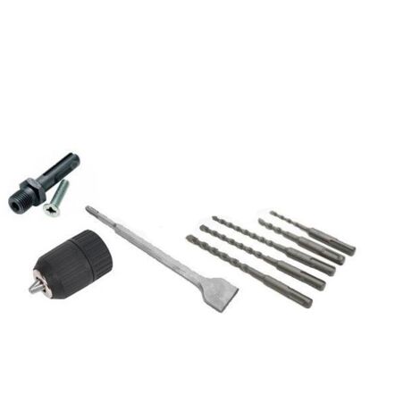 Einhell 18v 36V X-Change Cordless SDS Hammer Drill + SDS Bits Chisel + Chuck