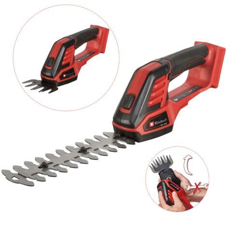 Einhell 18v Cordless Garden Pruner Hedge Cutter Grass Shear GE-CG 18/100 Li Bare
