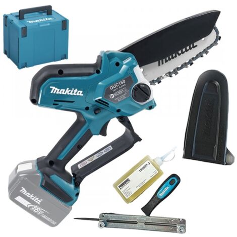 Makita DUC150Z Cordless Brushless Pruning Saw 18V Body Chainsaw 150mm + Makpac (1/5)