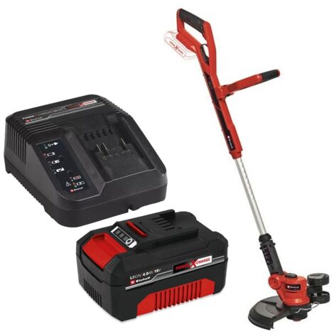 Einhell PXC Cordless Strimmer Grass Trimmer 30cm Lawn + 1 x 4Ah Battery Kit (1/5)