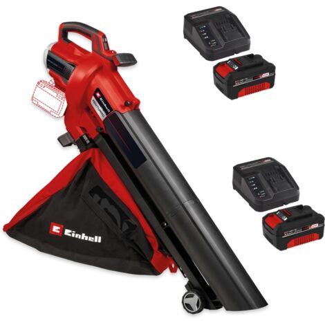 Einhell Twin 18v / 36v Leaf Blower Vacuum Power X-Change + 2 x 4AH Battery Pack (1/5)