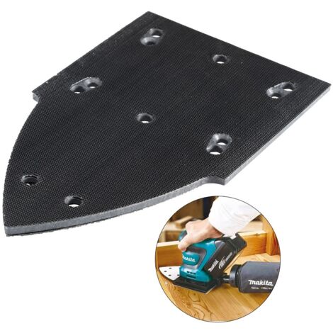 Makita DBO480Z DBO481Z 18v 114mm 1/4 Palm Sander Triangle Base Plate Hook Loop (1/5)
