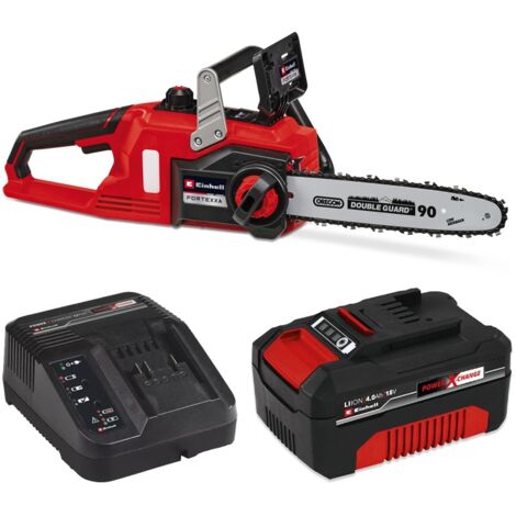 Einhell 18v Cordless 30cm Chainsaw Brushless Power X-Change + 1 x 4.0Ah Battery