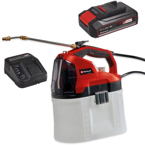Einhell 18v Cordless Pressure Sprayer Handheld Power X-Change + 2.5AH Battery (1/5)