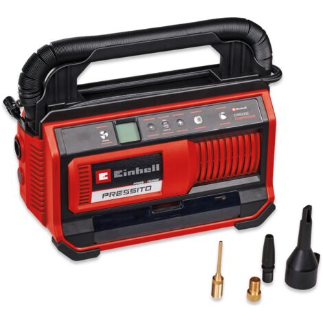 Einhell 18v Air Compressor 11 Bar PRESSITO 18/25 Car Tyres Wheels PXC - Bare (1/5)