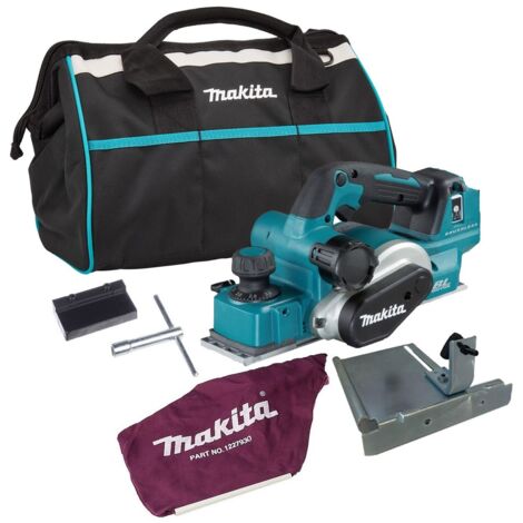 Makita DKP181Z 18v LXT Brushless Cordless Planer 82mm Bare + Dust Bag + Tool Bag (1/5)