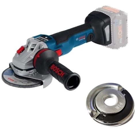 Bosch GWS V-10 115mm Brushless Cordless 18v Angle Grinder + Quick Release Nut (1/5)