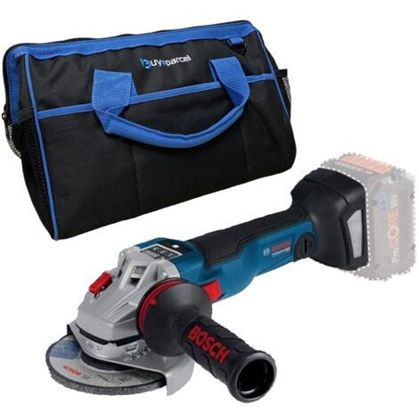 Bosch GWS V-10 115mm Brushless Cordless 18v Angle Grinder + 16"" BAP Shoulder Bag (1/5)