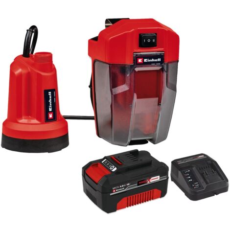 Einhell 18v Cordless Clear Water Pump Power X-Change + 4AH Battery & Charger (1/5)