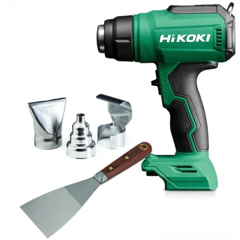 HiKOKI RH18DAW4Z 18v Cordless Battery Heat Gun 550 C LCD Display + Scraper Tool (1/5)