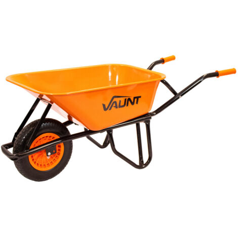 Vaunt 85L Trade Wheelbarrow Challenger L11 Steel Metal Site Barrow V1924049