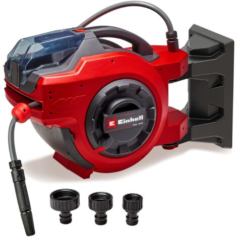 Einhell GE-HR 18/30 Li 18v Retractable Hose Reel with 30m Hose Wall Mounted Bare