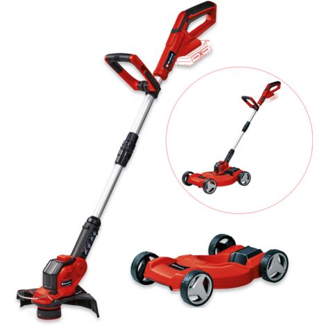 Einhell 18v Cordless 3 in 1 Mower & Strimmer Deck 28cm GE-CT 18/28 Li TC-Solo