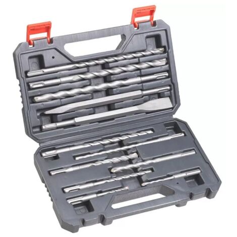 Einhell Drill Bit Set Chisels for SDS Plus Drills Rotary Hammers 12 Pieces