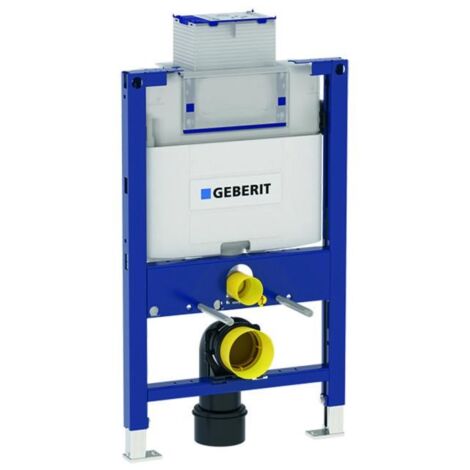 Geberit Duofix 0.82m WC Toilet Frame 12cm Omega Cistern Wall Brackets + WC Bend