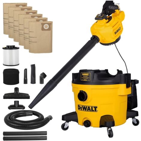 DEWALT DXV234PA Workshop Wet & Dry Vacuum Blower 1080W 240V DXV209P Leaf Blower