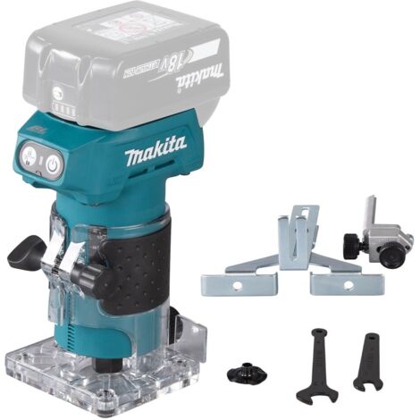 Makita DRT52Z 18V Li ion Cordless LXT Brushless Router Trimmer Batteries - Bare (1/5)