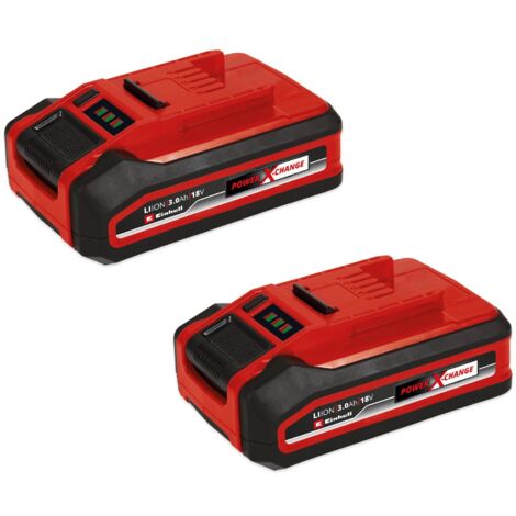 Einhell 3.0Ah Battery Power X-Change PLUS 18V Rechargeable Dust Resistant LED x2 (1/5)