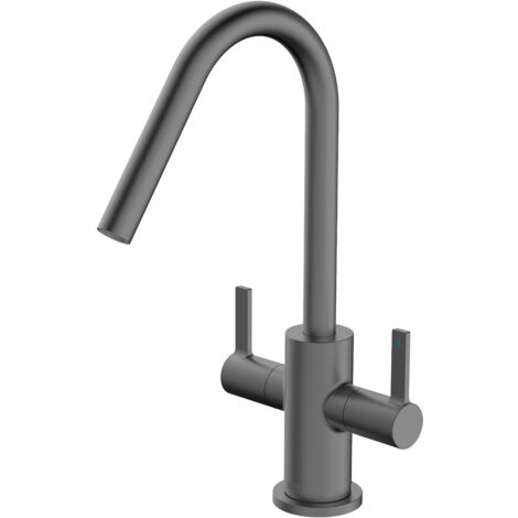 Bristan CSH EFSNK GM Cashew Easyfit Monobloc Kitchen Sink Mixer Tap Gun Metal (1/5)
