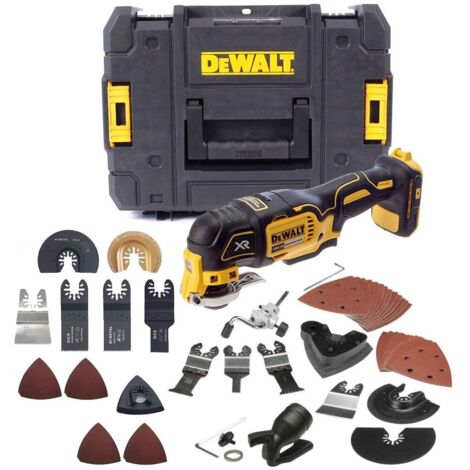 Dewalt DCS355N 18v XR Brushless Oscillating Multi Tool + 62 Accessories + Tstak (1/5)