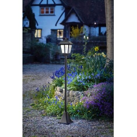 Smart Garden Metro Solar Bollard Lamp Post Stake Light 1.3m Super Bright 20L