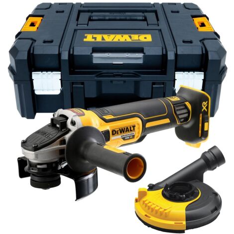 Dewalt DCG405N 18v XR Brushless Cordless 125mm Angle Grinder Tstak + Dust Guard (1/5)