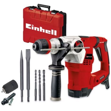 Einhell TE-RH 32 Rotary Hammer Drill 1250W 240V 4 Mode + Case + 3 Bits + Chuck