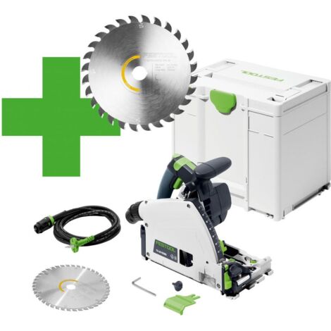 Festool TS 60 K-Plus Master 168mm Plunge Saw Circular Saw 240v + 2 Blades TS60