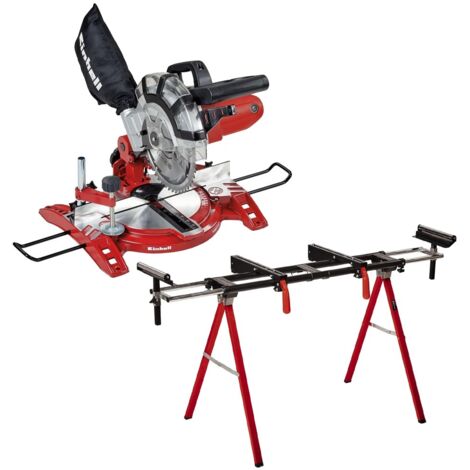 Einhell TC-MS 2112 Crosscut Mitre Saw 210mm 1600W 240V + 1608 Leg Stand 4300295 (1/5)