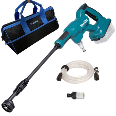 Makita DHW180Z LXT 18V Cordless Pressure Washer 5 In 1 Nozzle Hose Filter + Bag