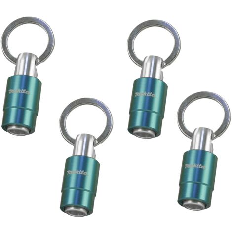 Makita B-54411 Impact Screwdriver Push Fit Bit Holder 1/4"" Catcher Key Ring x 4 (1/3)