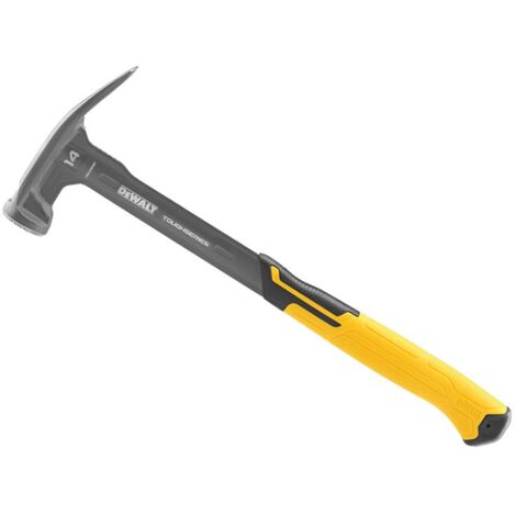 Dewalt DWHT51138-0 Mig Weld Milled Face Rip Claw Hammer 400g (14oz) DHT051138