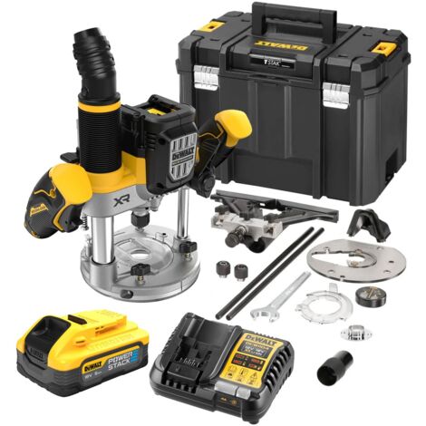 Dewalt DCW620H1 18v XR Plunge 1/2"" 12mm Router Brushless + 1x 5Ah Powerstack (1/5)
