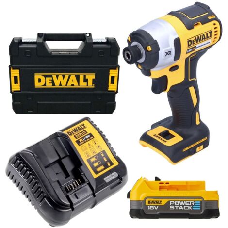 DeWalt DCF887E1T 18V XR Brushless Impact Driver 3 Speed - 1 x POWERSTACK Battery (1/5)