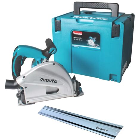Makita SP6000J 240v Plunge Cut Circular Saw 165mm Cased + 1x1.5m BAP Guide Rail (1/5)