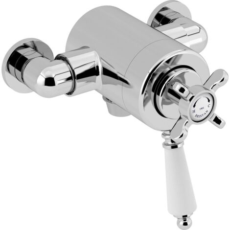 Bristan 1901 Traditional Exposed Concentric Shower Valve - Chrome - N2 CSHXVO C (1/2)