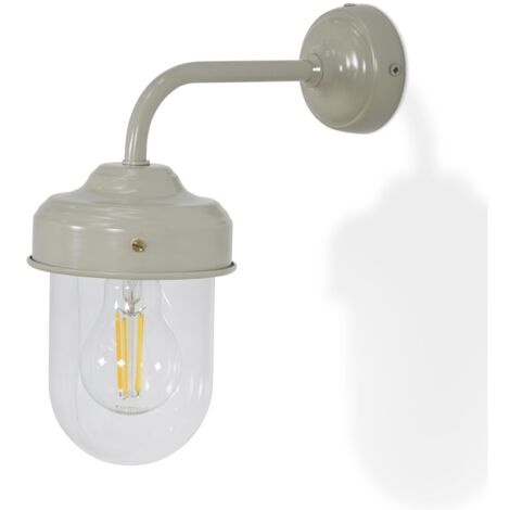 Garden Trading Thurlaston Barn Clay Cream Mains Outdoor Garden Wall Light