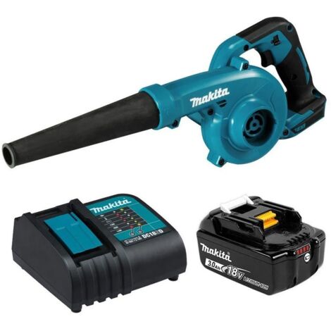 Makita – Cordless blower vacuum 18V DUB185SF – 3 stage air volume settings – 352km/h wind speed – Lightweight 2.1kg – Includes 3.0Ah battery & charger (1/6)