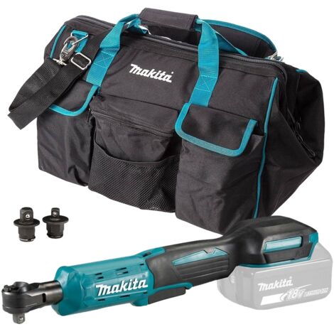Makita DWR180Z 18v Ratchet Wrench 1/4"" - 3/8"" Square Drive + Makita Shoulder Bag (1/5)