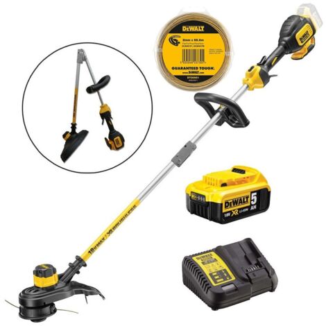 Dewalt DCM561P1S 18v XR Brushless Grass Trimmer Shaft 1 x 5.0ah + Extra Line