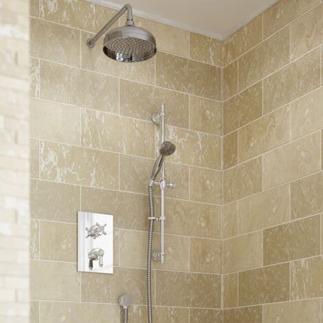 Bristan RENAISSANCE 2 SHWR PK Complete Renaissance 2 Recessed Dual Control Shower Pack (1/2)