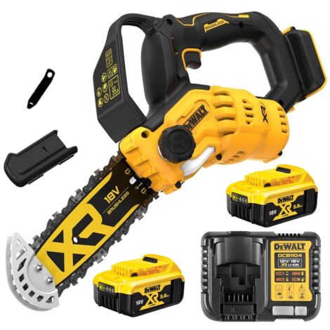 Dewalt DCMPS520P2 18v 20cm Cordless Brushless Pruning Saw 1 Handed Chainsaw